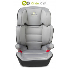 „Kinderкraft Junior Plus Grey Oxford Art“. 80322 vaikiška automobilinė kėdutė (15-36 kg)