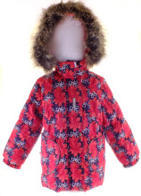LENNE '16 Hanna 15329/1866 Šilta vaikiška žieminė šilko striukė-paltas [striukė] (Matmenys 98,104cm)