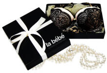 „La Bebe ™ Boutique“ apatinis trikotažas „Eco Art“. 81419 Paslaptingos slaugos liemenėlės