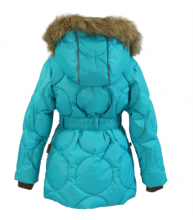 Huppa '16 Noomi Art. 1750AW Удлинённая пуховая куртка для девочек (размер 128 см), цвет 026