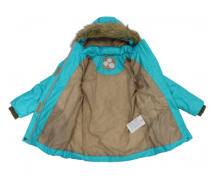 Huppa '16 Noomi Art. 1750AW Удлинённая пуховая куртка для девочек (размер 128 см), цвет 026