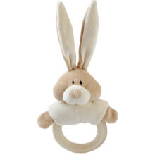 „Wooly Organic Bunny Art.00204“ aukščiausios kokybės - ekologiškos medvilnės barškutis, (100% natūralus)