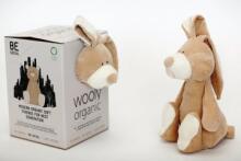„Wooly Organic Bunny Art.00202 Premium“ - „Eco Cotton“ minkštas žaislų zuikutis, (100% natūralus)