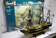 „Revell USS Constitution“ art. 05472R Konstruktorius 1: 146 - lipnus laivo modelis
