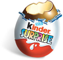 „Kinder Surprise“ straipsnis. 100272 Šokoladinis kiaušinis 20g