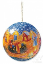 Ravensburger Art. 09488 Puzzle 60 pcs Puzzleball Christmas Ornament - Santa and Sleigh