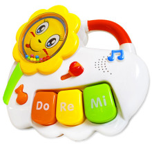 BamBam Do Re Mi Art.316701 Музыкальная развивающая игрушка погремушка синтезатор