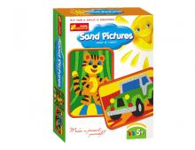Ranok Creative Art 2007-04 Sand Picture 2 in 1. Jeep & Tiger