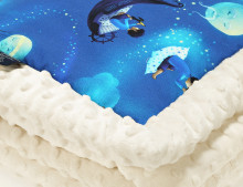 La Millou By Magdalena Rozczka Art. 83442 Infart Blanket Kolekcja Ksiezycowa Ecru Высококачественное детское двустороннее одеяло (65x75 см)