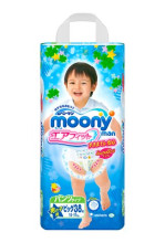 Moony Vienreizējas biksītes zēniem  (12-17 kg), 44 gab