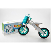 KinderKraft'18 Runner Stars 2 Art.KKRUNNRSTR000Z  Детский велосипед/бегунок с деревянной рамой