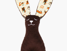 La Millou Art. 84555 Bunny Chocolate Vintage Racing Mягкая игрушка для сна Кролик