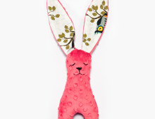 La Millou By Anna Mucha Art. 84559 Bunny Watermelon Owl Radio Mīksta miega rotaļlieta Trusis