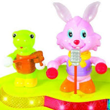 PW Toys Art.IW344 Bērnu interaktīvas klavieres +mikrofons