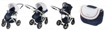 „Adamex Galactic Eco-Skora“ plk. „839S / C“ vežimėliai - modernūs daugiafunkciniai vežimėliai du viename