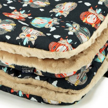 „La Millou“ menas. 83487 Toddler antklodė Latte Premium dvipusė antklodė (80x100 cm)
