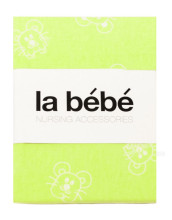 La Bebe™ Flanel Square Nappy Art.2833 Green Mazuļu dabīgas kokvilnas flanēļa autiņš izm.90x100 cm