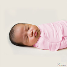 Summer Infant Art.87906 SwaddleMe Хлопковая пелёнка для комфортного сна, пеленания 3,2 кг до 6,4 кг.