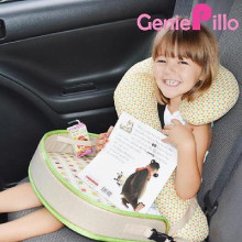Qubo™ Kids Travel Rest Pillow Art.106 Atbalsta pakaviņš spilventiņš 30x50cm ceļojumiem automašīnā