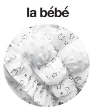 La Bebe™ Cloud L.Ed. Art.86018 Björn Cotton BomBon Bumper Bears Мягкий Бортик-охранка для детской кроватки с рюшей 60см