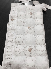 La Bebe™ Cloud L.Ed. Art.86018 Björn Cotton BomBon Bumper Bears Kokvilnas apmalīte bērna gultiņai ar kantīti 60cm