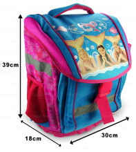 H2O Ergo School Backpack  Школьный эргономичный рюкзак с ортопедической воздухопроницаемой спинкой [портфель, ранец]  HO-42 H2O LAGOON Art. 86094