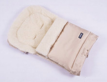 Womar Grow S20 Wool Art.3-Z-SW-S20-001 Beige  Детский спальный мешок из двух частей с натуральной шерстью 106см