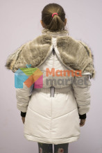 Lenne '17 Greta 16361/107 vaikų šiltas žieminis šilko striukė-paltas (Matmenys 128-170 cm)