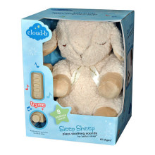 CloudB Art.7303-Z8 Sleep Sheep™ Mīksta mūzikāla rotaļlieta miedziņam