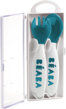 Beaba Ergonomic Cutlery Pastel Art.913398 Набор Эргономические вилка+ложка