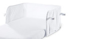 Aerosleep Bumper White Art.89293 Apmalīte bērnu gultiņai 60/120cm