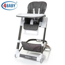 4Baby'18 Icon Col. Grey Highchair