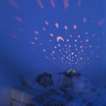 „Pabobo Star“ projektorius pilkas Art. SP02BAT-MASTIC Žvaigždinio dangaus projektorius - naktinė šviesa