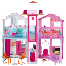 Mattel Barbie menas. DLY32 miesto namas