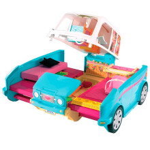 Mattel Barbie Art.DLY33 Saliekamais furgons  kucēniem