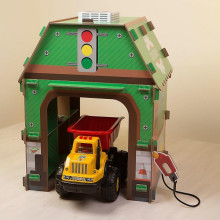 „PlayToyz XL House“ automobilių aptarnavimo žaidimų namelis vaikams