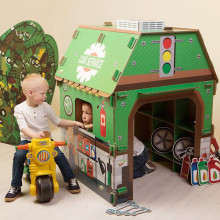 PlayToyz XL House Car Service  Spēļu mājiņa bērniem