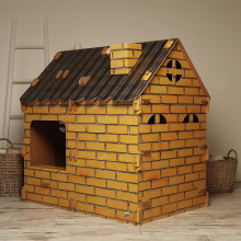 PlayToyz XL House Yellow Brick  Игровой домик для детей