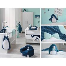 Doux Nid Toile Lumineuse Pingou Art.1100467 Vaikų LED naktinė lemputė 30x40cm