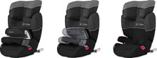 CBX by Cybex Aura Fix Art.518001595 Comfy Grey Inovatyvi, ypač saugi vaikiška kėdutė automobiliui (9-36 kg)